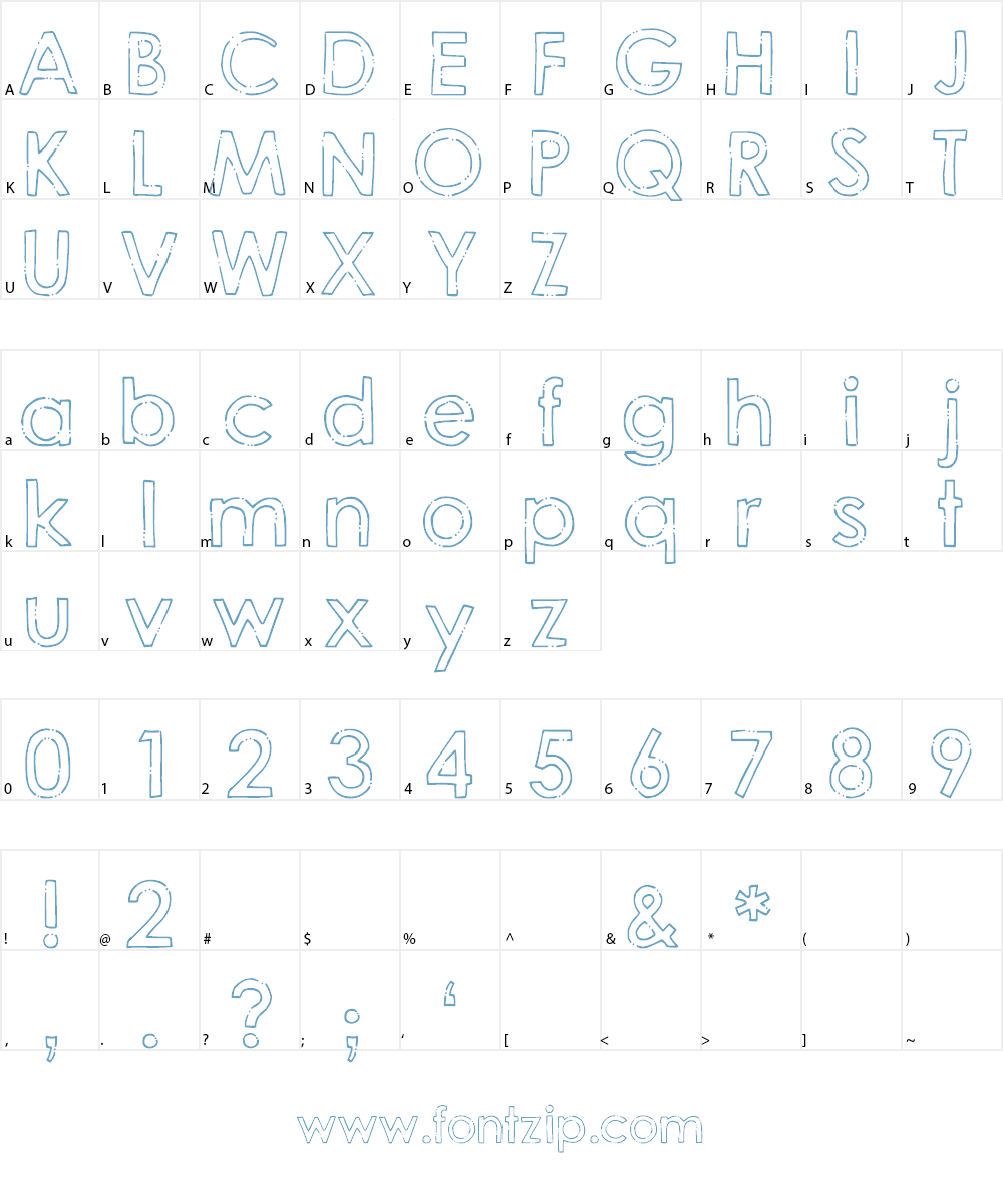 DJB Hand Penned Font Font Character